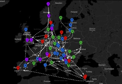 Continent show map for Perform Europe