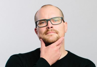 Jarkko Lehmus, the new director of Finland's Cirko Circus Center, looks inquisitively at the camera