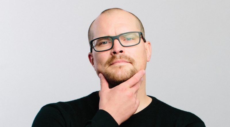 Jarkko Lehmus, the new director of Finland's Cirko Circus Center, looks inquisitively at the camera