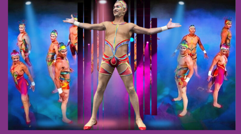 Trapezist Jerry Estefano Navas appears onstage in Cirque du Soleil's MYSTERE