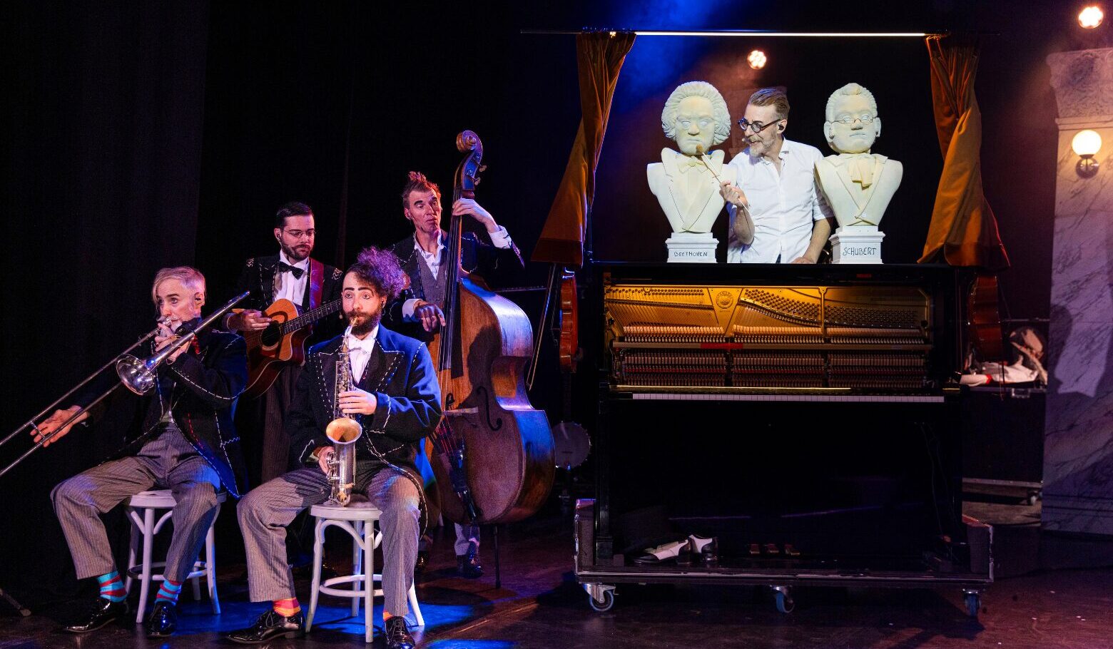 Renowned Musical Clowns Släpstick Cring Hit Show Schërzo to Wilton’s Music Hall - StageLync