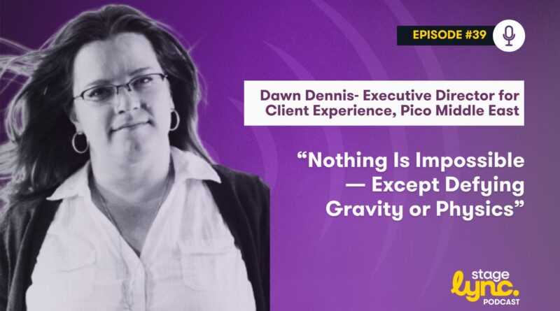 Ep.39- The StageLync Podcast with Dawn Dennis