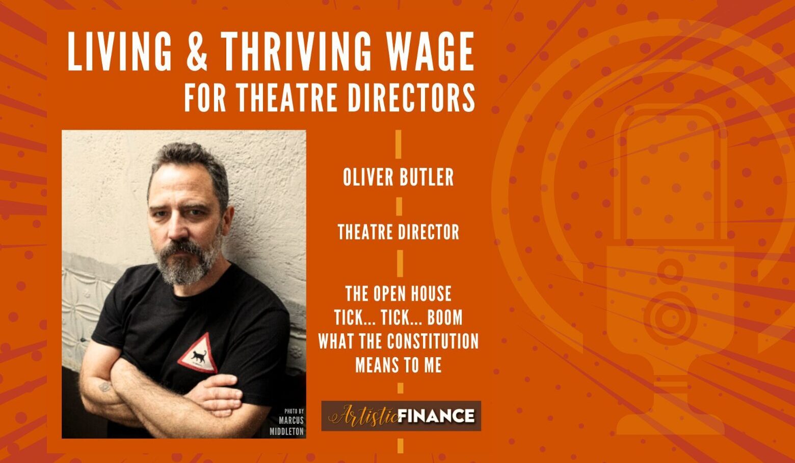 Oliver Butler Living and Thriving Wage for Theatre Directors