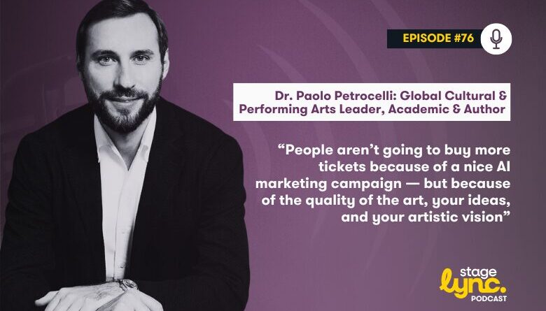 The StageLync Podcast with Dr. Paolo Petrocelli