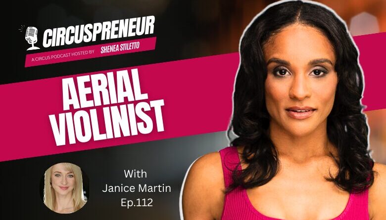 Janice Martin – The Aerial Violinist: Circus of Sound