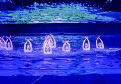 synchronized swimming in water shows